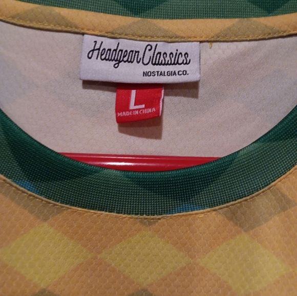 BRAZIL 1990 World Cup National Team Headgear Classics Soccer Jersey Size L - Picture 3 of 6